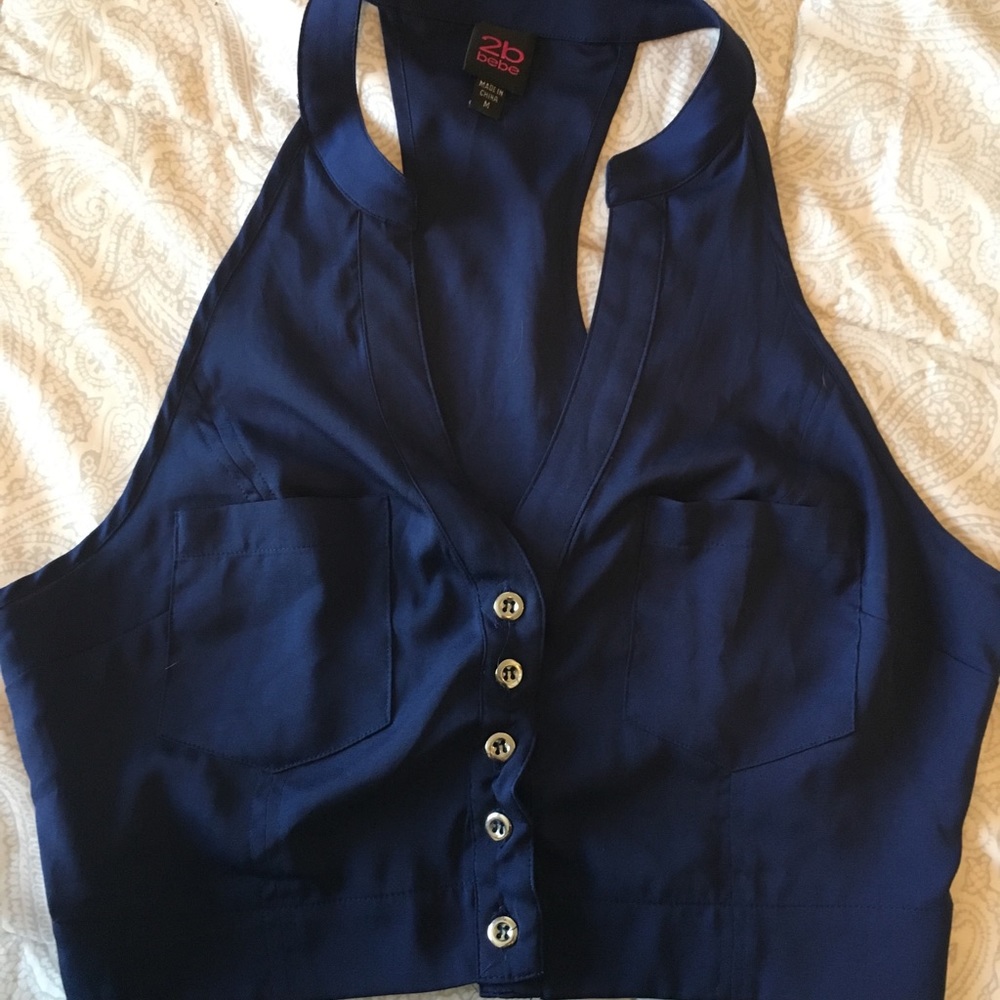 👚 Bebe Button-Up Blouse 👚 - Picture 4 of 6
